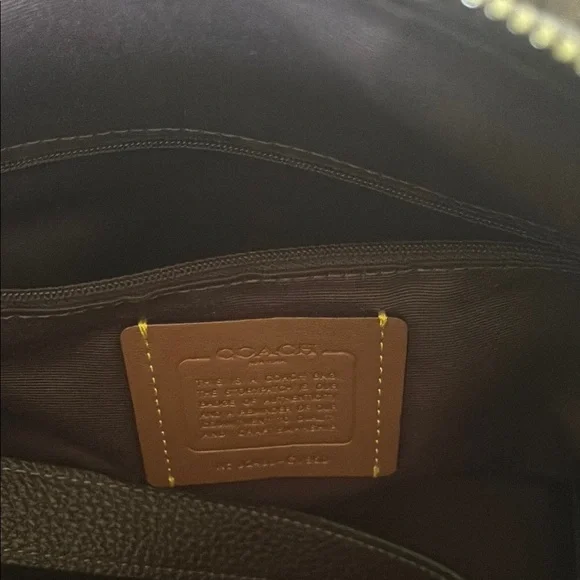 Coach Rich Brown Leather Satchel - Picture 2 of 8